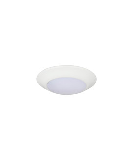 6 In Color Selectable Led Ceiling Disk Light In White 11W 2700K3000K4000K