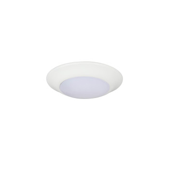 6 In Color Selectable Led Ceiling Disk Light In White 11W 2700K3000K4000K