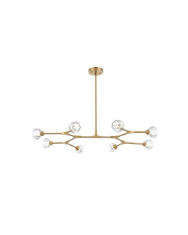 Zayne 8 Light Pendant In Gold