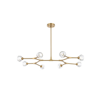 Zayne 8 Light Pendant In Gold