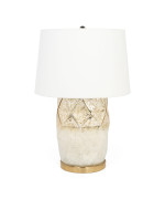 Lavinia 22 Gold Glass Table Lamp