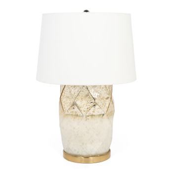 Lavinia 22 Gold Glass Table Lamp