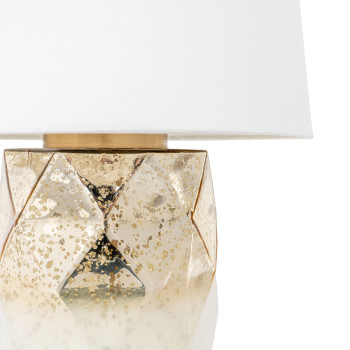 Lavinia 22 Gold Glass Table Lamp