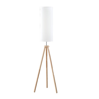 585 In Lauren Modern Natural Tripod Floor Lamp