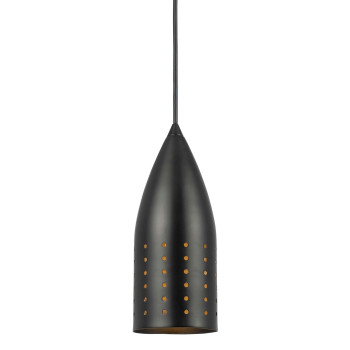 4 Inch Modern Pendant Light Round Metal Shade Oil Rubbed Black Bronze