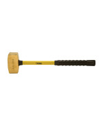 10 lb. Brass Hammer with 24" Fiberglass Handle