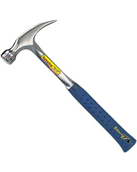 Estwing - GGE316S Hammer - 16 oz Straight Rip Claw with Smooth Face & Shock Reduction Grip - E3-16S