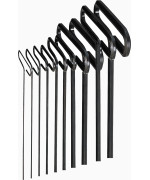 EKLIND 33910 Std Grip Hex T-Key allen wrench - 10pc set SAE Inch Sizes 3/32-3/8 9in series