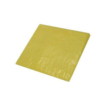 8 Ft X 10 Ft High Visibility Yellow Tarp - 3.3 Oz.