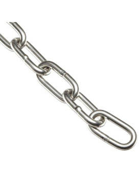 campbell 0190424 316L Stainless Steel chain on Reel, Bright, 532 Trade, 0156 Diameter, 50 Length, 500 lbs Load capacity