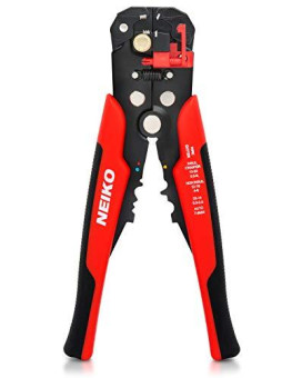 NEIKO 01924A 3-in-1 Automatic Wire Stripper, Cutter, and Crimping Tool, Auto Self-Adjusting Pliers that Cut up to 24 AWG