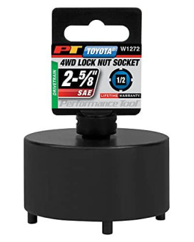 Performance Tool W1272 Toyota Lock Nut Socket Used on Toyota: Tacoma, T100 & 4 Runners Models