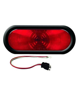 Optronics ST70RK 6" Oval Stop/Turn/Tail Light, Red