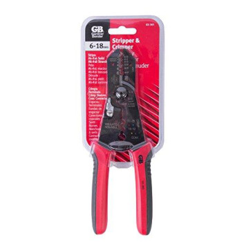 Gardner Bender GS-370 Multi-Tool Electrical Wire Stripper, Comfort Grip, Solid & Stranded Wire, 22-10 AWG, Hand Tool, 8??in.