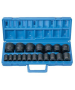 Grey Pneumatic (1319) 1/2 Drive 19-Piece Standard Length Fractional Master Socket Set