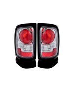 Anzo USA 211046 Dodge Ram Chrome Tail Light Assembly - (Sold in Pairs)