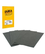 Dura-Gold Premium 220 Grit Wet or Dry Sandpaper Sheets, 5-1/2 x 9, Box of 25 - Medium-Cut Sanding, Detailing, Polishing Automotive, Woodworking Wood Furniture, Metal Finishing Hand Sand Block Sander