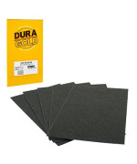 Dura-Gold Premium 150 Grit Wet or Dry Sandpaper Sheets, 5-1/2 x 9, Box of 25 - Coarse-Cut Sanding, Detailing, Polishing Automotive, Woodworking Wood Furniture, Metal Finishing Hand Sand Block Sander