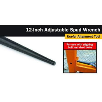 Titan 216 Adjustable Construction Spud Wrench, 12-Inch