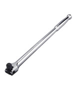 NEIKO 00200A 1/2 Drive Extension Breaker Bar | 15 Length | Rotating Flex Head | CR-V Steel