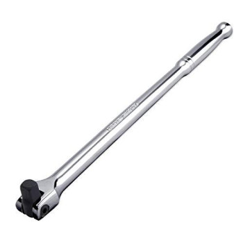 NEIKO 00200A 1/2 Drive Extension Breaker Bar | 15 Length | Rotating Flex Head | CR-V Steel