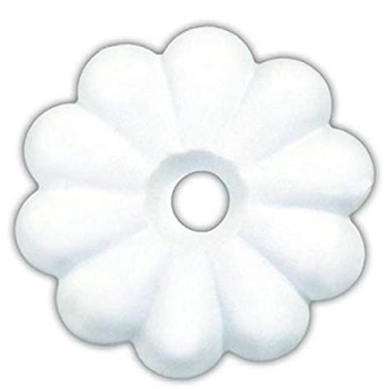 JR Products 20455 Plastic Rosette, Pack of 14 - White