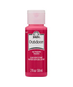 FolkArt Outdoor Acrylic Paint in Assorted colors (2 Ounce), 1657 Magenta