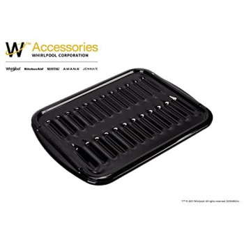 Whirlpool 4396923 Whirlpool Genuine (OEM) Premium Pan Broiler Standard size Black 1 each