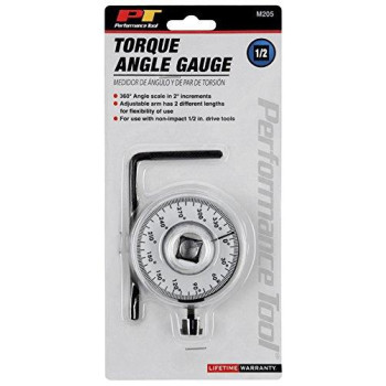 Performance Tool M205 1/2 Drive Torque Angle Gauge