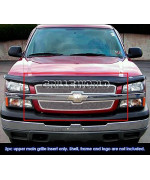 APS Compatible with 2003-2005 Chevy Silverado 1500 03-04 2500 Mesh Grille C75717T