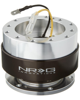 NRG Innovations SRK-100BC Silver/Black Chrome Quick Release Kit