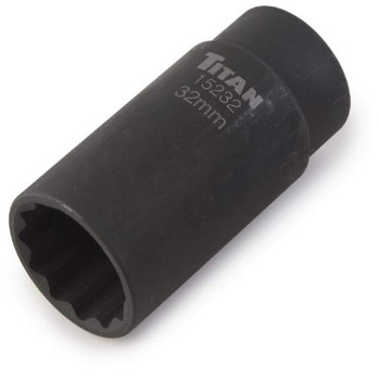 Titan Tools - 32Mm 1/2 Dr 12Pt Axle Nut Skt (15232)