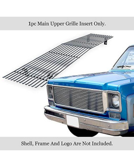 Aps Compatible With 1973-1980 Chevy C K Pickup Suburban Blazer Main Upper Billet Grille C85008A