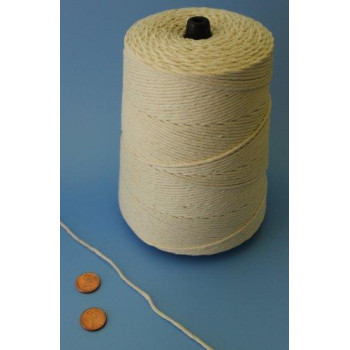 Butchers Twine. 3,600 Foot Roll of Prime Source Brand Butcher Twine. 24 Ply. Breaking Strength of 26 Lbs.