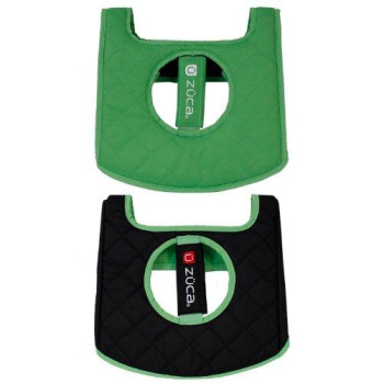 ZUCA Seat Cushion Reversible Black Green 89055900391