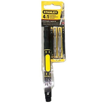 Stanley Hand Tools 66-344 4-In-1 Bi-Material Pocket Driver 48 count