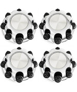 Set of 4 Replacement Aftermarket Center Caps Hub Cover Fits 16 Inch 8 Lug Wheel - Part Number: IWCC5079C