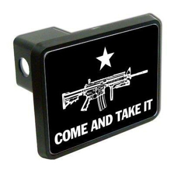 Slap-Art AR15 Come and take it 2 Tow Trailer Hitch Cover Plug Truck Pickup RV