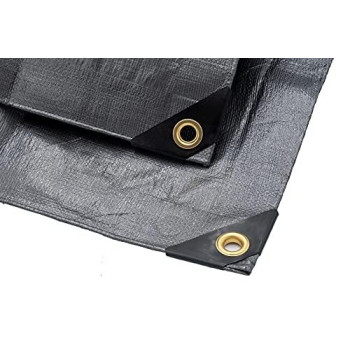 18 Ft. X 24 Ft. Heavy Duty 6 Oz. Silver Tarp 11-12 Mil Thick