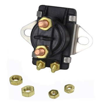 RAREELECTRICAL New Starter Solenoid Compatible With Mercury Mariner 35Hp 40Hp 50Hp 60Hp 70Hp 75Hp By Part Numbers 89-96158 18-5817 89-96158T 8996158 8996158T