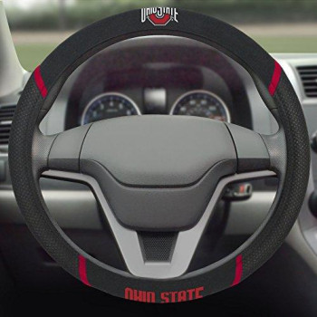 Fan Mats 14870 Ohio State University Steering Wheel Cover