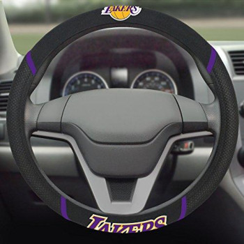 Fan Mats 14795 NBA Los Angeles Lakers Steering Wheel Cover