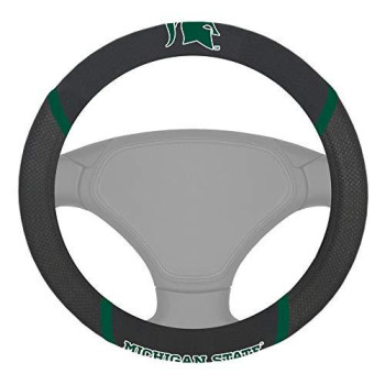 FANMATS 14864 Michigan State University Steering Wheel Cover