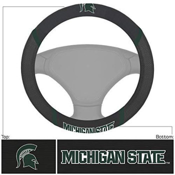 FANMATS 14864 Michigan State University Steering Wheel Cover