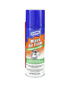 Gunk MAS6-12PK Mass Air Flow Sensor Cleaner - 6 oz, (Case of 12)