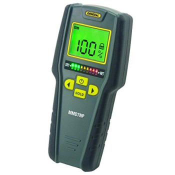 General Tools Digital Moisture Meter MMD7NP - Humidity Sensor- Pinless and Non-Invasive