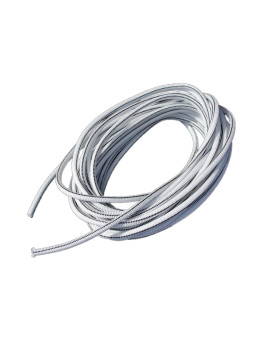 1/2 x 100' White Shock Bungee Rubber Rope Stretch Cord - Woven Jacketed