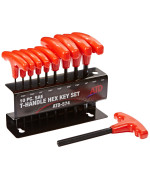 ATD Tools (574 10-Piece SAE T-Handle Hex Key Set