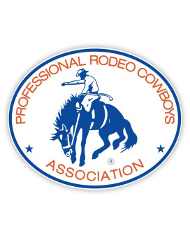 PRCA Professional Rodeo Association 4x5 Sticker Decal Vinyl Bull Rider Cowboy