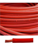 4 Gauge 4 AWG 20 Feet Red Welding Battery Pure Copper Flexible Cable Wire - Car, Inverter, RV, Solar by WindyNation